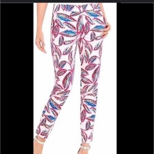 J.Crew factory abstract skimmer cropped high waist pants size 10 #51